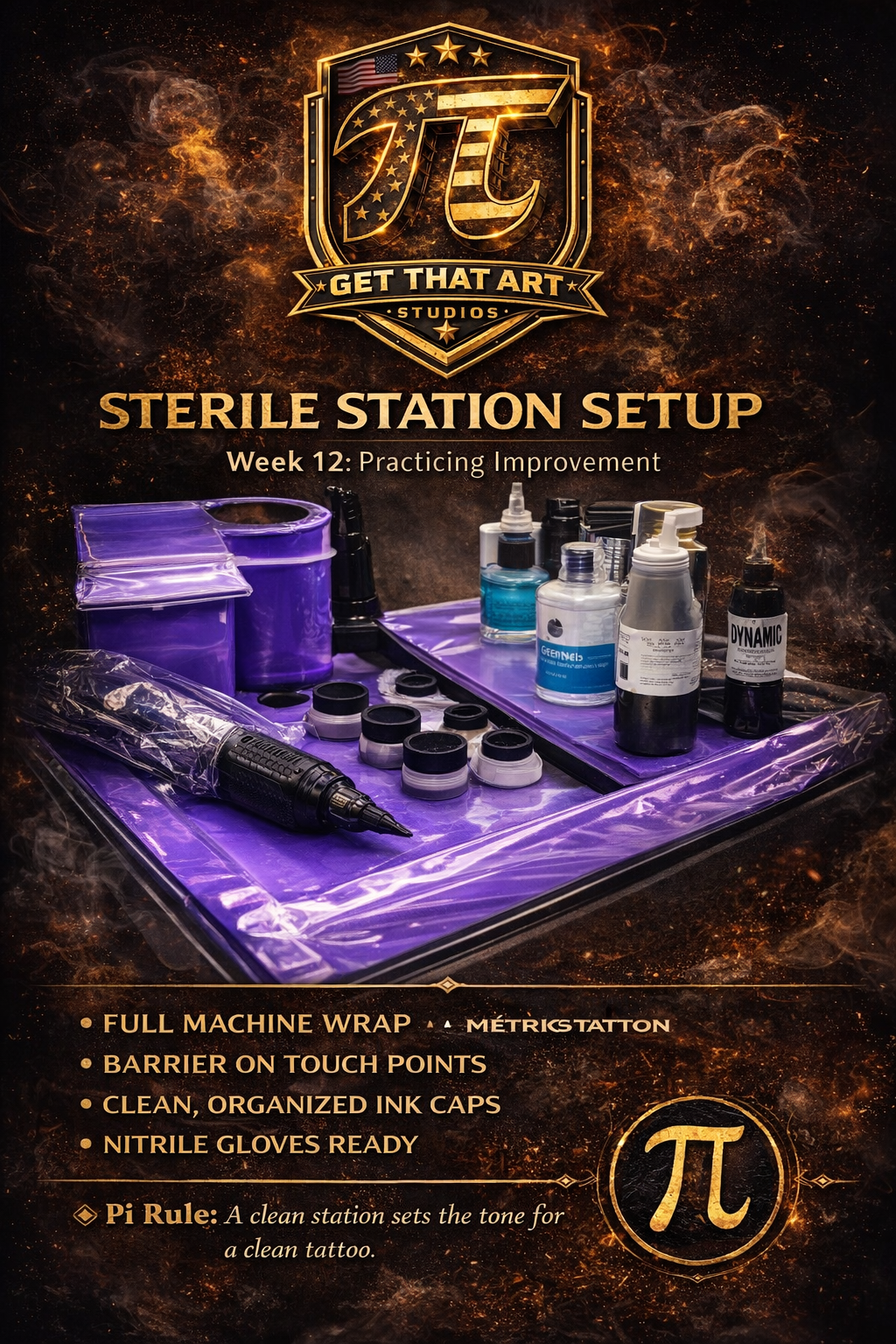 GTA Studio sterile station setup